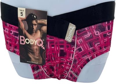 BodyQ Men's Underwear Boxer - 2 Kleuren Roze & Zwarte Band - S - Sexy Lingerie voor Mannen