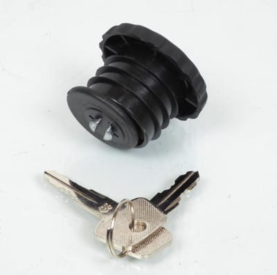 Bouchon de réservoir antivol à clé à enfoncer Ø30mm pour mobylette Peugeot 102 GW161