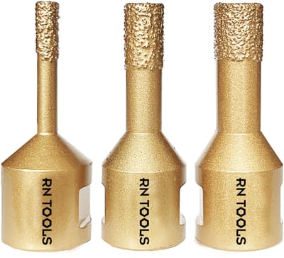 RNtools Diamant Tegelboor set 3-delig - Diamantboor diameter 6, 10 en 12 mm