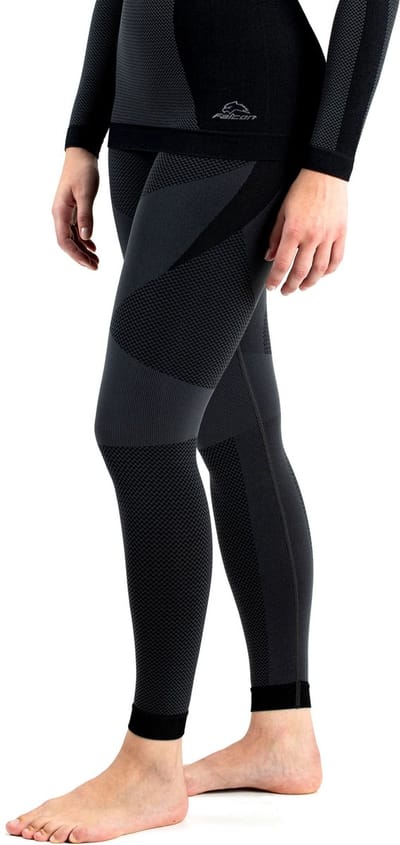 FALCON - thermobroek falcon junior - Lange thermobroek jongens - Zwart