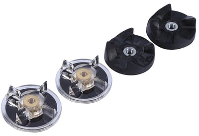 Allecto - Vervanging Blendertandwiel - Keukenaccessoires - Zwart - Rubberen Bladtandwielen - Compatibel met 250W-blender - Ideaal voor malen