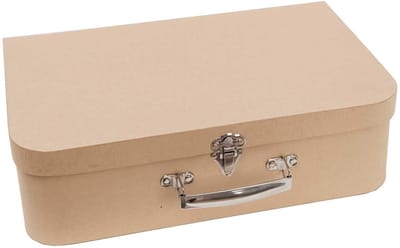 koffer natuur, 35x10x22 cm