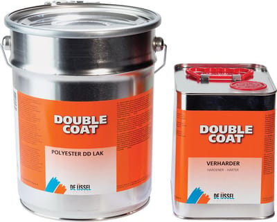 Double Coat hoogglans Set - Gewicht: 1 kg. , Kleur: Wit - DC 800