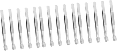 Wimper Make-up Tools - Wimper Clip Pincet - Wimpers Aanbrengen - Ergonomisch Handvat - 10.5 cm - Zilver