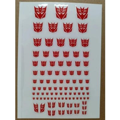 Decepticons Autobots G1 Stickers 45+ Symbool Decal voor Custom DIY Scène Accessoires Decoratie Auto Sticker