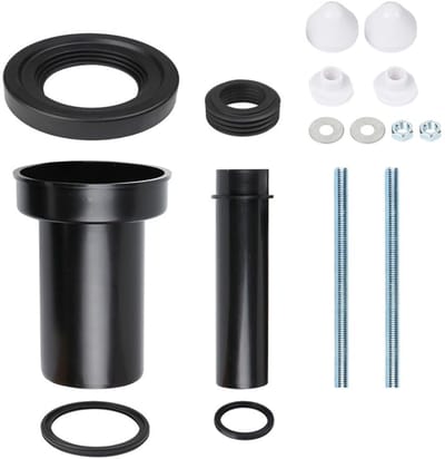 Dailygoods- Aansluitbuisset Duurzaam Rubber - Aansluitpijp - Wandtoilet - Reservoirframe - Installatiekit - Betrouwbare Prestaties - Toiletaansluiting