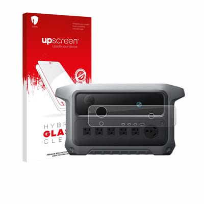 upscreen - Screenprotector voor Anker SOLIX C2000 Gen 2 - Folie Beschermfolie Beschermglas transparant