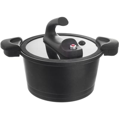 Orion Grande Aluminium Anti-aanbak Drukpan met Deksel 5,5 L