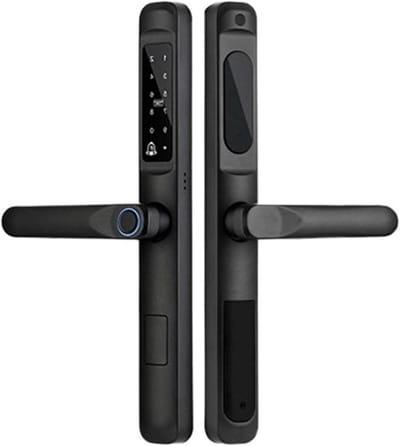 Slim Deurslot - Vingerafdruk Deurklink - Toegangsbeheer - Waterdichte WiFi Bediening - 38-70 mm Deurdikte - Aluminium