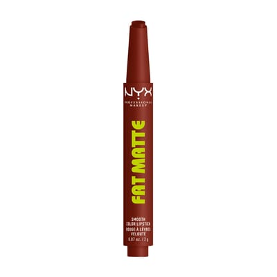 NYX Professional Make Up Fat Matte Lipstick - Comfortabele matte finish - Niet-uitdrogend gevoel - Cocoa Cuddles - 3.5g