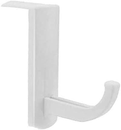 Headset Houder - Hoofdtelefoon Stand - Bureau Organisatie - Sterke Plakstrip - 8 x 8 cm - Wit