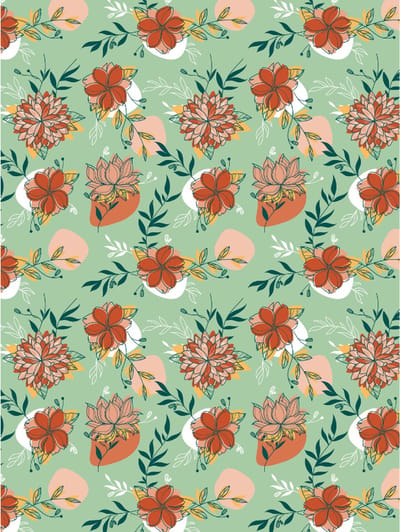 Decopatch papier Zomerbloemen