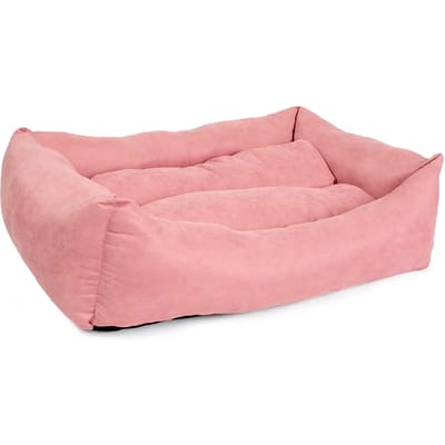 Duvoplus - Dierenkussen - Hond - Mand Hexa Velvet Xl - 95x95x28cm Roze - 1st