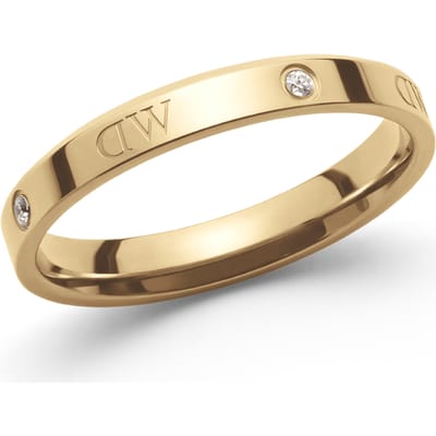 DANIEL WELLINGTON CLASSIC LUMINE DW0040028 - 52 MM - GOLD-PLATED RING MET ZIRKONIA'S 1 STUK