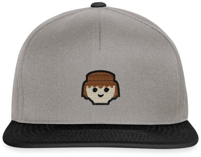 Playmobil Portret Figuur Borduurwerk Snapback cap