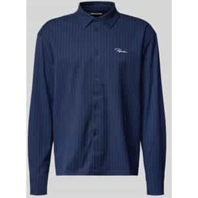 Oversized vrijetijdsoverhemd met labelstitching, model 'Pikal'