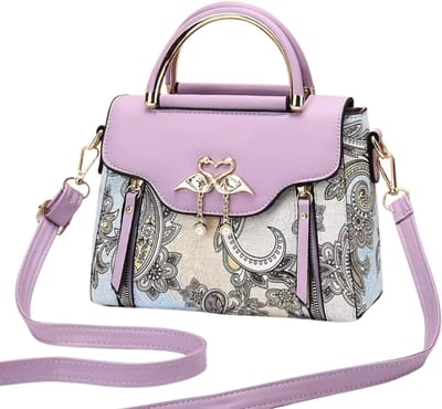 Bovista Handtas Dames - Schoudertas - School - Shopper - Schooltas - Werktas - Paars