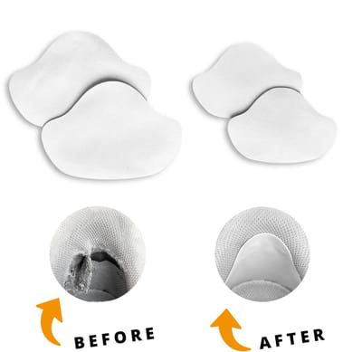 SODRAI Hak Reparatie Schoen (4 stuks) - Hielzooltjes - Inlegzool - Hakbeschermers - Wit