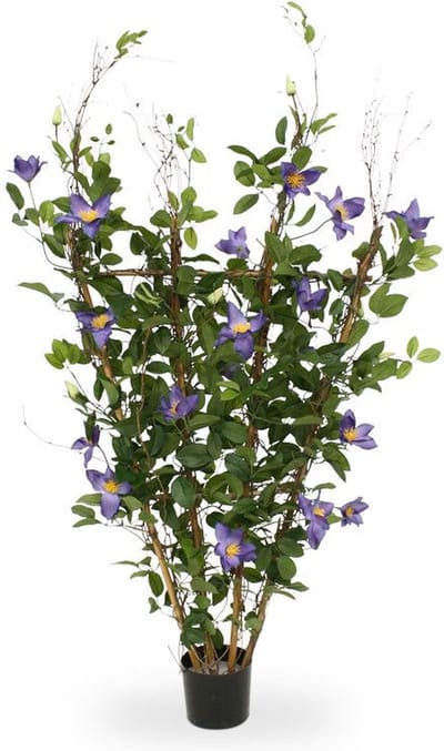 Clematis kunstheg 125cm - paars