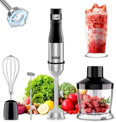 Staafmixer Set - Keukenmixer - Sauzen en Soepen - Traploze Snelheid - 1000 Watt - Zwart