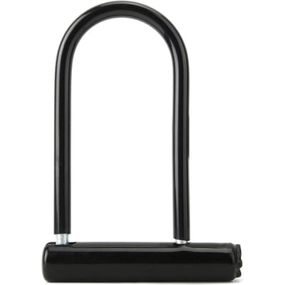 Antivol en U robuste en alliage de zinc pour vélo et moto black