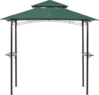 NARO - Tuinpaviljoen - Donkergroen - Staal