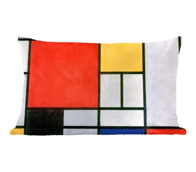 Sierkussens - Kussentjes Woonkamer - 60x40 cm - Kunst - Mondriaan - Oude meesters