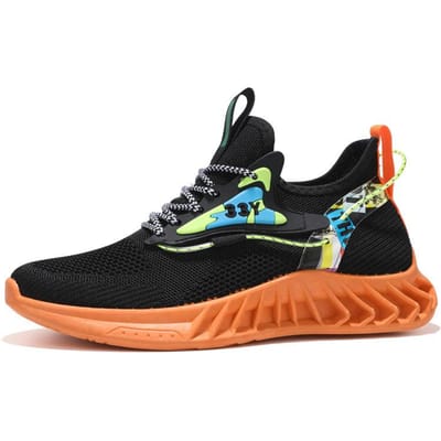 Herfst Herenschoenen Herfst Nieuwe Mode Plus Size Sportschoenen Ademende Casual Schoenen Comfortabel en Veelzijdig Hardlopen 45 black