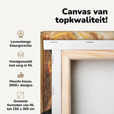 Canvas schilderij 140x90 cm - Wanddecoratie Ouderwetse wereldkaart met navigatiemateriaal - Muurdecoratie woonkamer - Slaapkamer decoratie - Kamer accessoires - Schilderijen op canvas