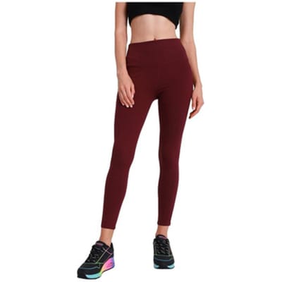 Skechers Go Walk High Waisted Legging W03LG30B-PUR, Vrouwen, Purper, Leggings, maat: S