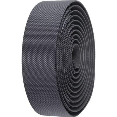 BBB Cycling Stuurlint Gravelbike en Racefiets - Beste Grip en Schokabsorptie - Lengte: 200cm - Dikte: 3.5mm - Incl. Stuurdoppen - Zwart - GravelRibbon Gel BHT-16