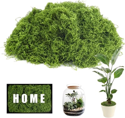 Kunstschuim Decoratie - Decoratief Schuim Mos - Bloemstukken Knutselen - Onderhoudsvrij Natuurlijk - 200 gram - Groen