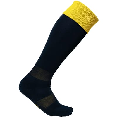 PROACT® Tweekleurige sportsokken PA0300 - Black / Sporty Yellow - 35/38 EU