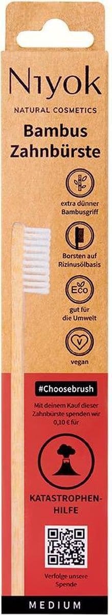 Niyok Choosebrush tandenborstel Bamboo Volwassene