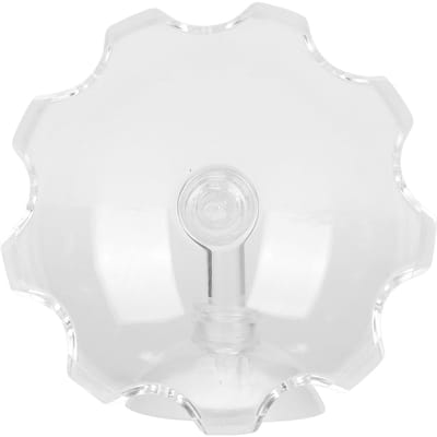Ensemble de mangeoires pour crevettes d'aquarium en acrylique transparent avec ventouse white