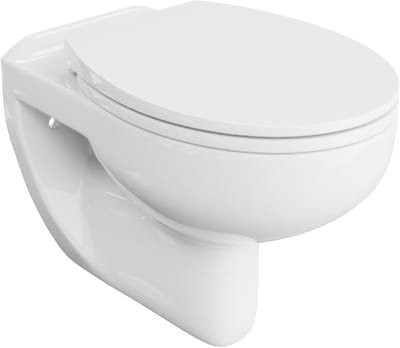 LAVITA ARCTIC - Wandcloset Compact - Wit Hoogglans - Randloos Rimless Toilet - Inclusief Softclose Zitting