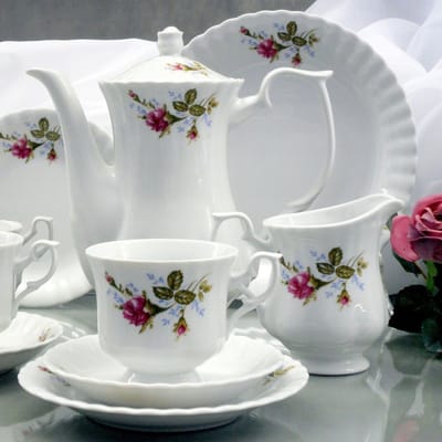 Malcer Porseleinen Koffieservies Iwona 12 Personen 27 Delen