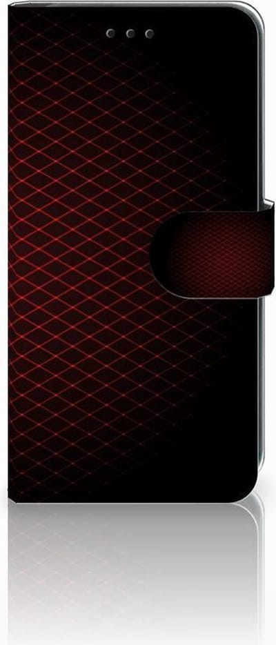 Xiaomi Mi A2 Lite Telefoon Hoesje Geruit Rood