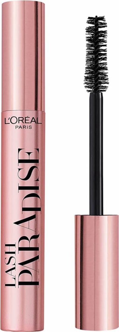 L'Oréal Lash Paradise Mascara Intense Zwart - 4 x 6,4 ml - Voordeelverpakking