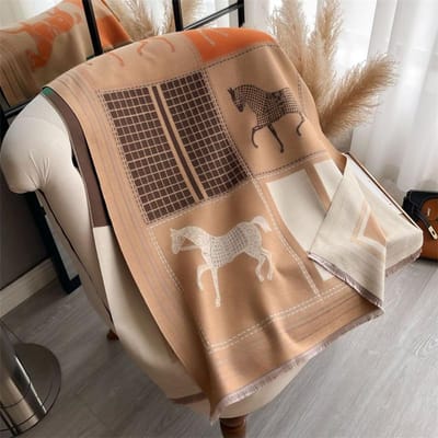 Kashmir Gevoel Sjaal Dikke Warme Winter Deken Vrouwelijke Luxe Kwaliteit Sjaal Wrap Bufanda Poncho Sjaal Pashmina 66X186CM brown