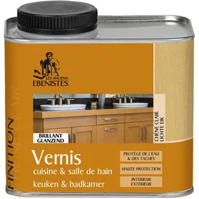Les Anciens Ébénistes Houtvernis Keuken En Badkamer Lichte Eik 450ml