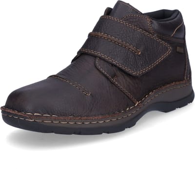 Rieker heren leren klittenbandschoen bruin