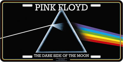Pink Floyd - Dark Side Of The Moon Metalen wandbord - Zwart