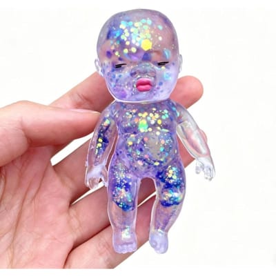 Squishy Maltose Suiker Baby Knijpspeeltje Kawaii Baby Rekbaar Langzaam Rijzend Fidget Speeltje Voor Volwassenen Stress Angst Verlichting Cadeaus gray