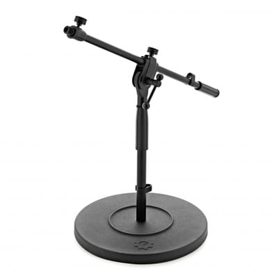 G4M Telescopische Boommicrofoonstatief met Kort Gegoten Voet
