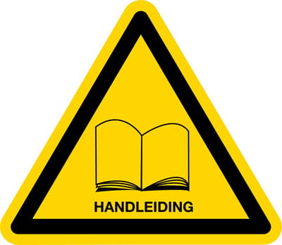 Simbol® - Stickers Handleiding - Formaat ▲ 5 x 5 x 5 cm.