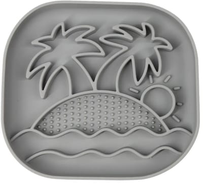 Bloom - Slowfeeder - Palm - Grijs - Hond - Anti Schrokbak