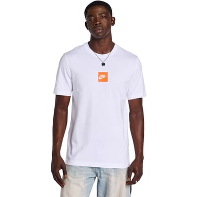 Nike Club T-shirts Heren - Wit - Maat XL