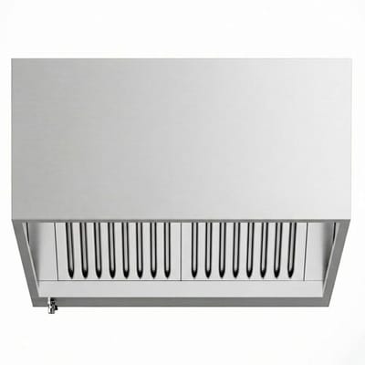 GGM Gastro Kastenhaube - 1000mm - mit Filter & Lampe Zilver