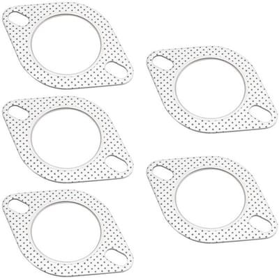 Uitlaatspruitstuk Afdichting 5 Stuks - Metalen Flensafdichting - Universele Afdichting - Versterkte Ring - Schokbestendig - Duurzaam Staal 63-64 mm - Uitlaatsysteem Afdichting